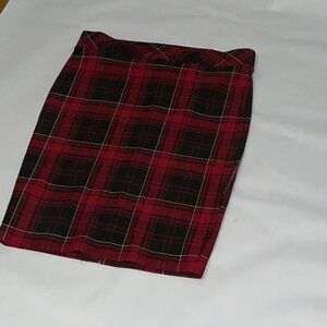 Torrid Plaid Pencil Skirt, Size 00